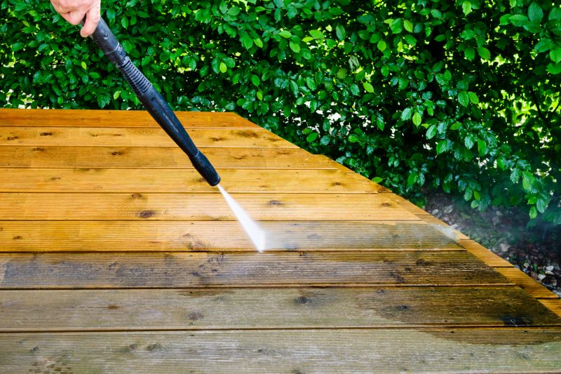 Wood Deck Powerwashing